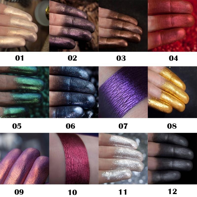 12 Colors Shimmer Eye Shadow